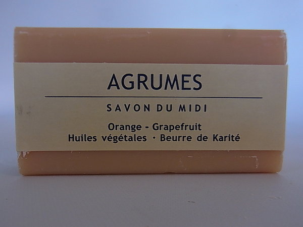 Savon du Midi, Orange-Grapefuit 100g